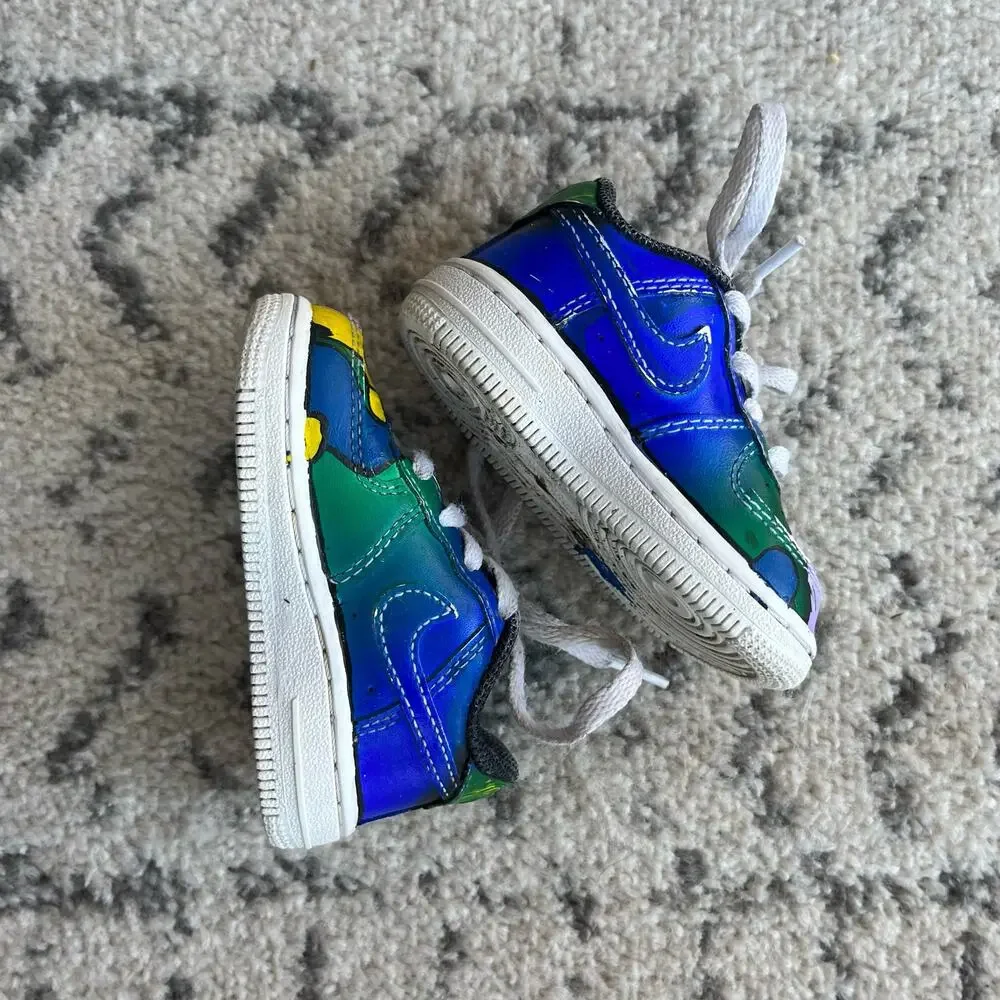 Custom Baby Shark Nike Air Force 1 Sneakers 4C